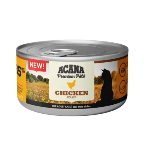 Acana Chicken Wet Cat Food Pouches 85g