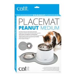 Catit Peanut Placemat Medium Grey