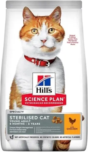 Hills Sterilised Cat Chicken 3Kg