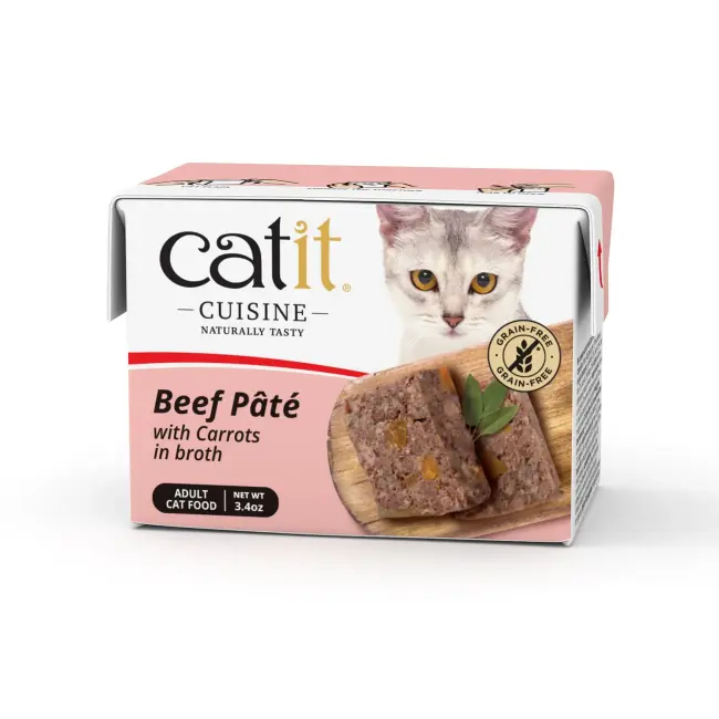 Catit Cuisine Beef Pate Carrots 95g Tetra