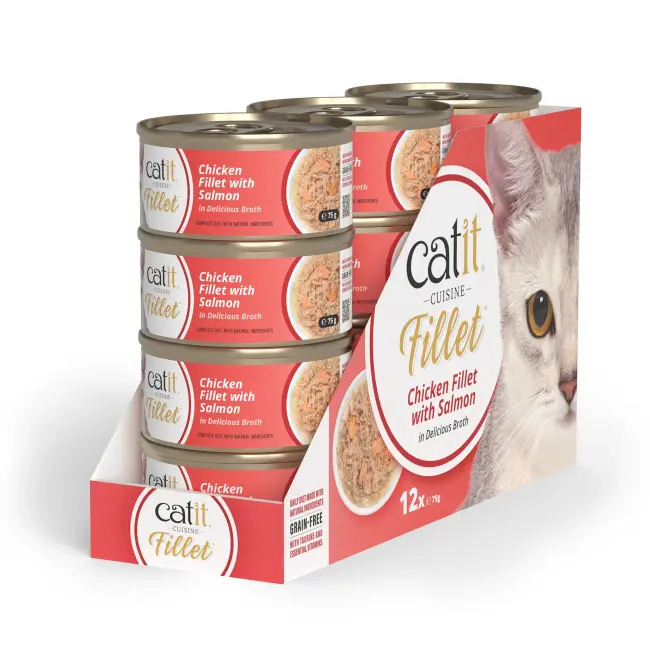 Catit Cuisine Chicken Fillet Salmon 75g