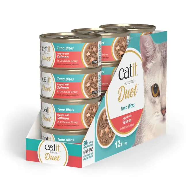 Catit Cuisine Duet Tuna Salmon 75g