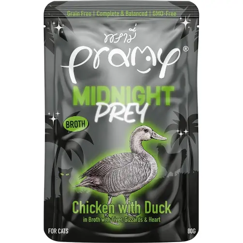 Pramy Midnight Prey Chicken & Quailegg 80g