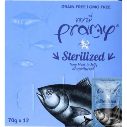 Pramy Sterilized Tuna in Jelly 70G