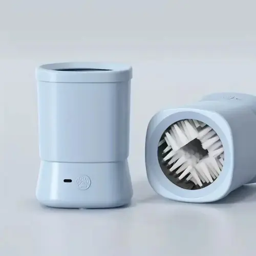 Electric Pet Foot Washer 4 Cleaning Pads USB by General — Hygiene & Cleaning — PetAura Qatar