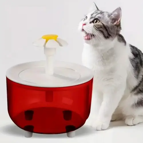 Flower Shaped Pet Fountain Water Dispenser by General — Pet Accessories — PetAura Qatar