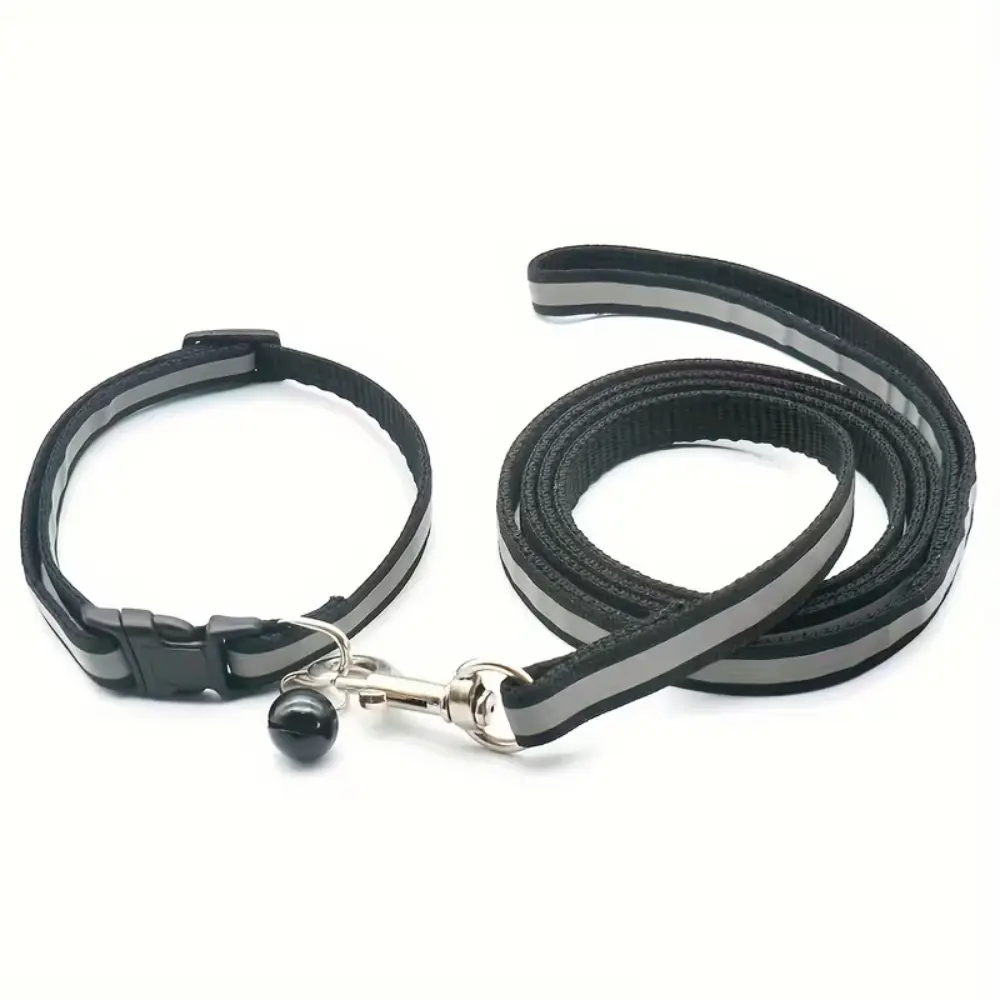Reflective Collar & Leash Set BL by General — Pet Accessories — PetAura Qatar