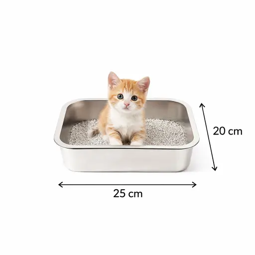 Stainless Steel Cat Litter Box Lid 36cm
