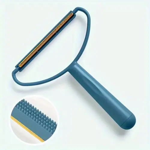 Portable Double Sided Lint Remover Blu by General — Pet Accessories — PetAura Qatar