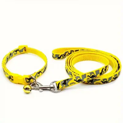 Geometric Dog Collar Leash Set YL