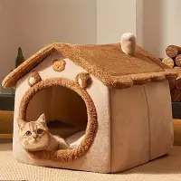 Cat House Bed L size soft material