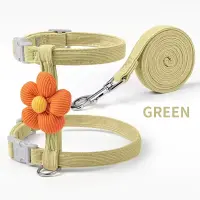 Floral Cat Harness & Leash Set GR