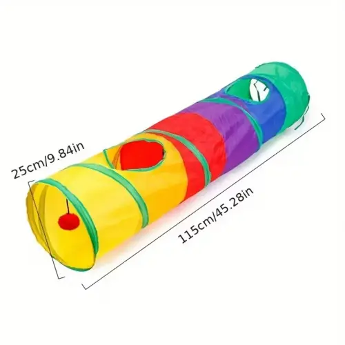 Interactive Cat Play Tunnel ZZ by General — Cat Toys — PetAura Qatar