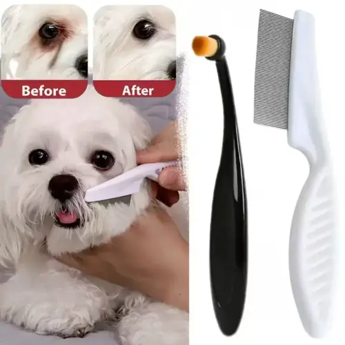 Pet Eye Cleaning Brush & Comb Set by General — Pet Accessories — PetAura Qatar