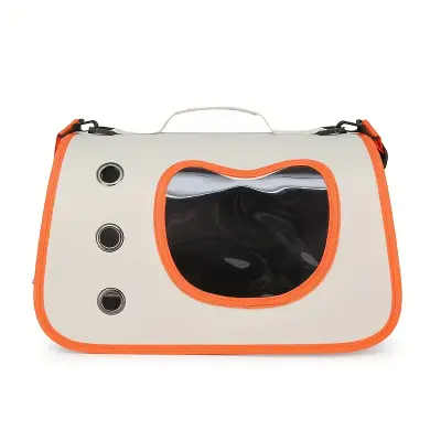 Pet Carrier Backpack Orange by General — Pet Carriers — PetAura Qatar