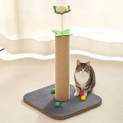 Interactive Cat Scratching Tower Balls by General — Cat Toys — PetAura Qatar