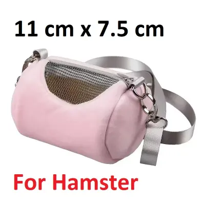 Pink Cylinder Hamster Carrier Backpack S