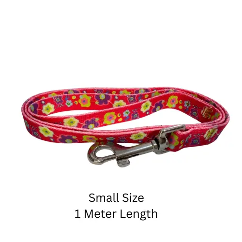 Dog Leash Pet Nopull Pink S Size