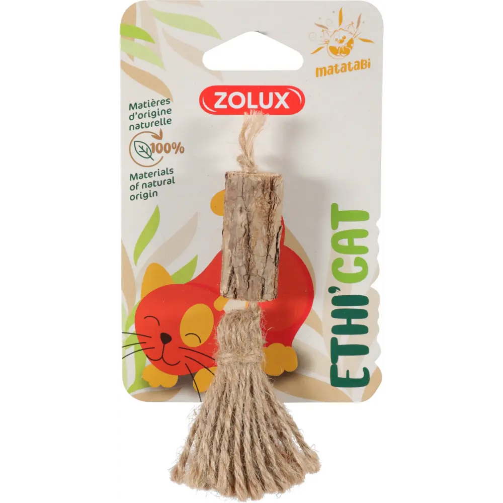 Zolux Ethicat Silver Vine Pompom Cat Toy