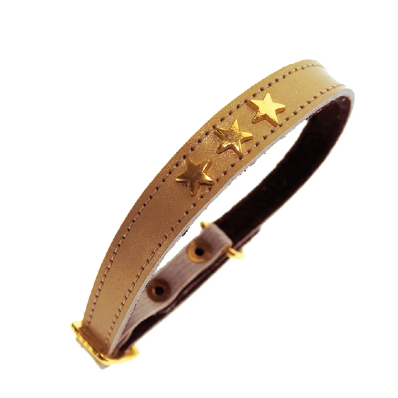 Bobby Etoiles Ocher Color Cat Collar
