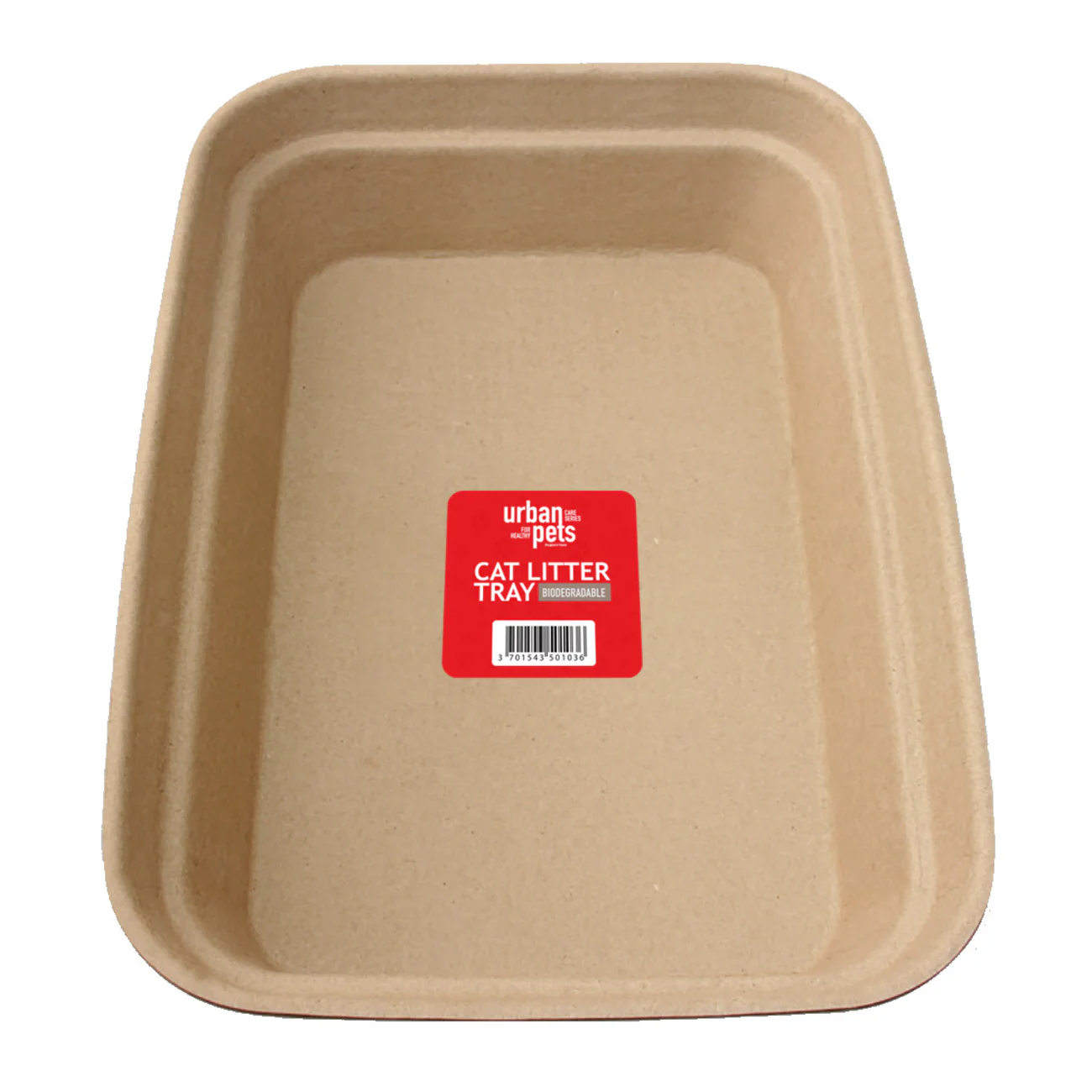 Urban Pets Biodegradable Cat Litter Tray L 46x35.5cm