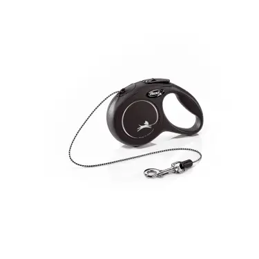 Flexi Classic Cord Cat Retractable Leash Extra S BL 3 Meter
