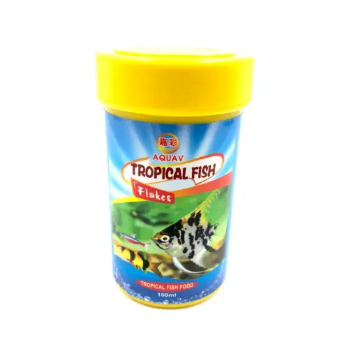 Aquav Tropical Flakes Fish Food 100 ML