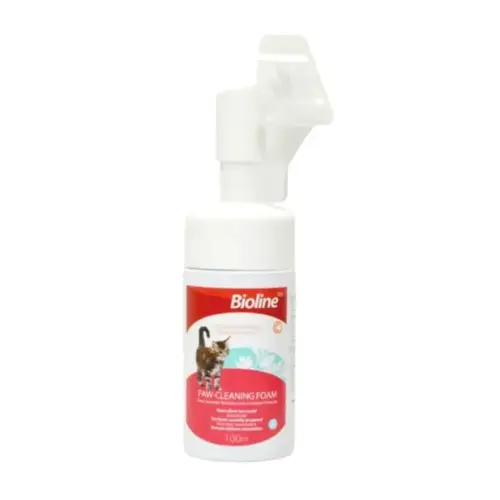 Bioline Paw Cleaning Foam Cats 100 ML