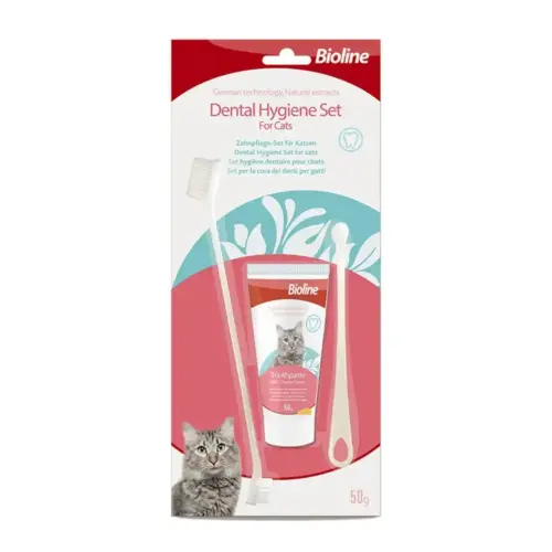 Bioline Dental Hygiene Set Cats