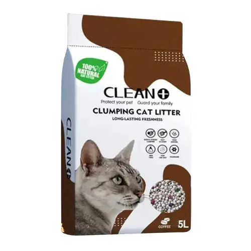 Clean Bentonite Cat Litter Coffee Scent 5 L