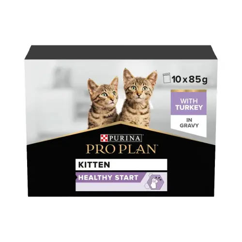 Purina Pro Plan Kitten Cat Turkey Gravy MP4 85g*10