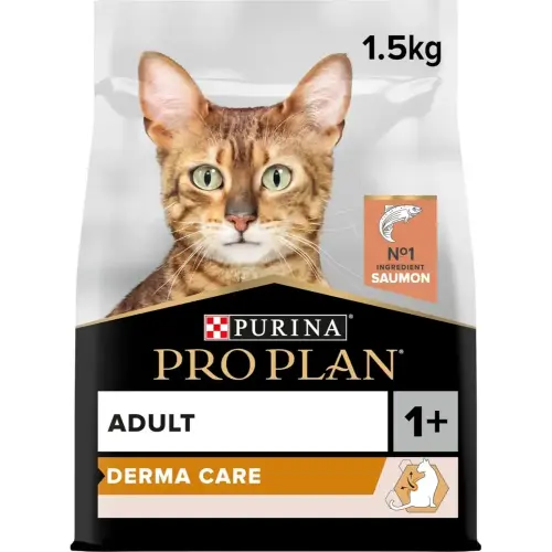 Purina Pro Plan Adult Derma Care Salmon Dry Cat Food 1.5 Kg