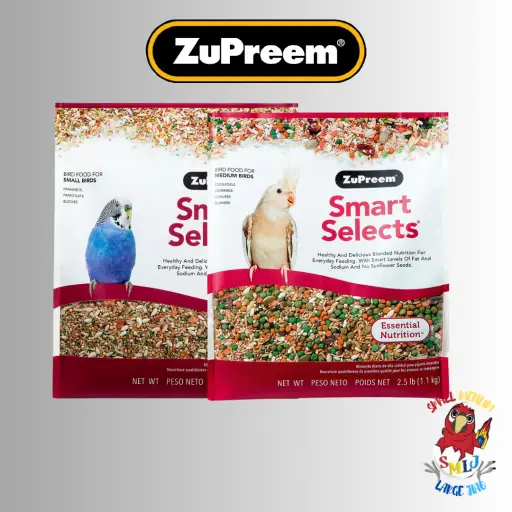 Zupreem Smart Selects Cockatiels Bird Food 2.5 Lbs