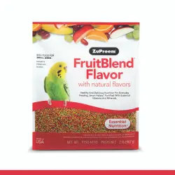 Zupreem FruitBlend Flavor Small Bird Bird Food 2 Lbs (0.91 kg)