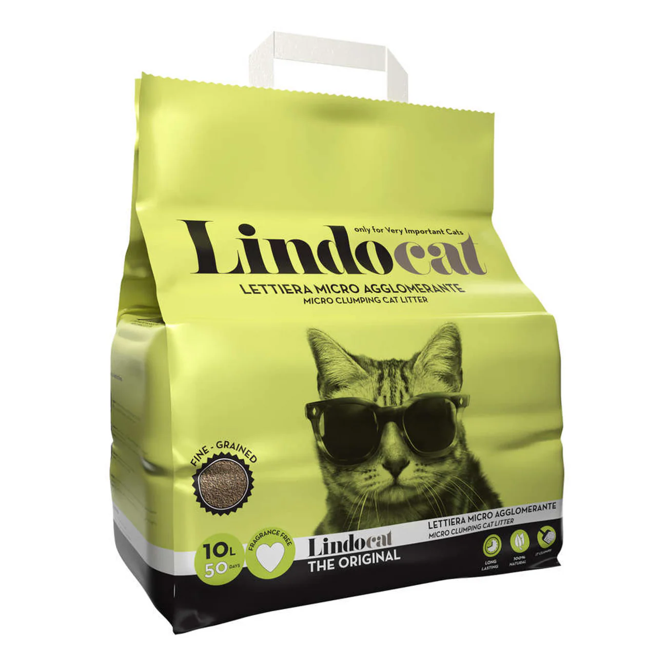 Lindocat Bentonite The Original Fragrance Free Cat Litter  10L