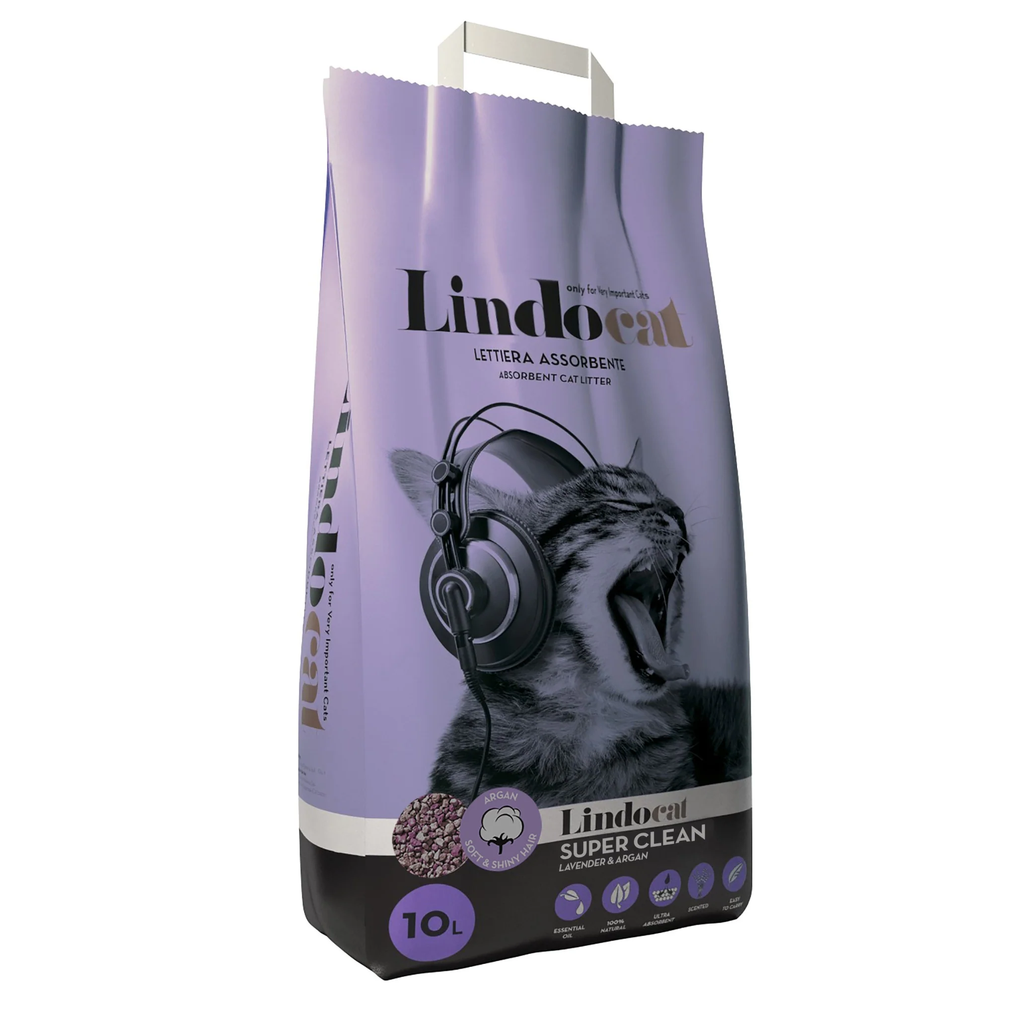 Lindocat Super Clean Lavender & Argan Cat Litter 10L
