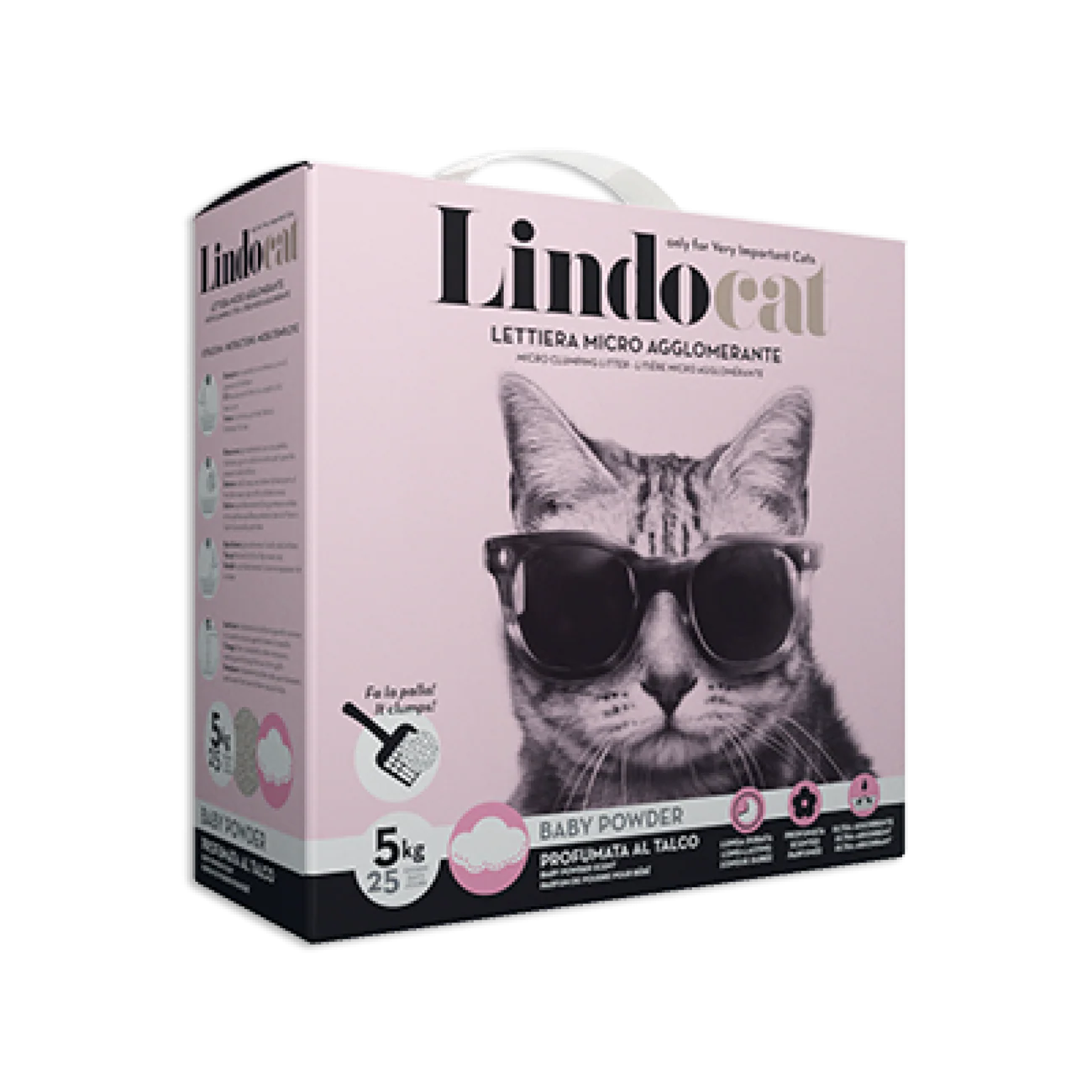 Lindocat Bentonite Baby Powder Cat Litter 5Kg