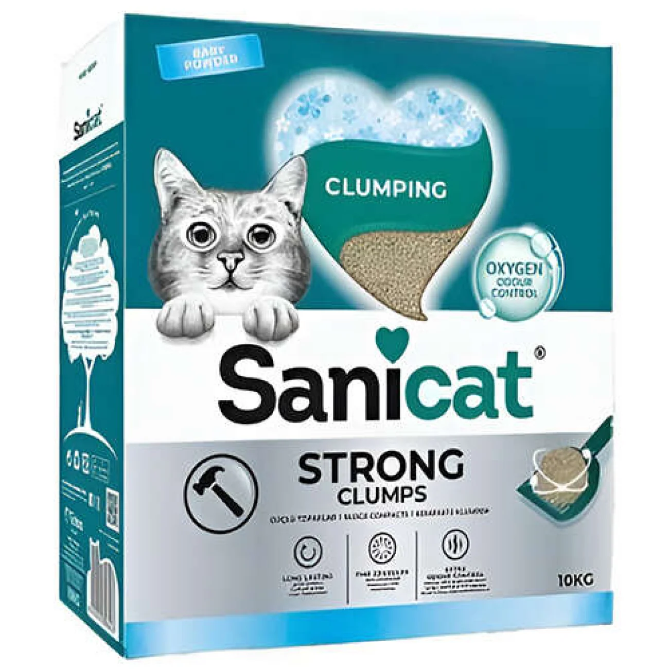 Sanicat Strong Clumps Baby Powder Cat Litter  10 kg