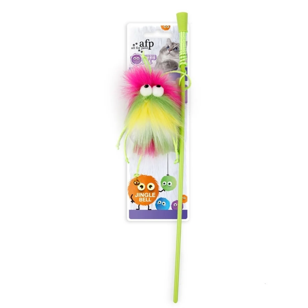 AFP Fluffer W GR Cat & Dog Toy