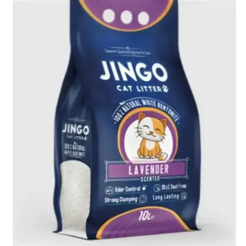 Jingo 10L Baby Lavender Granuile Granule by Jingo — Cat Litter & Hygiene — PetAura Qatar