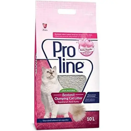 Proline Bentonite Cat Litter Baby Scented 10L