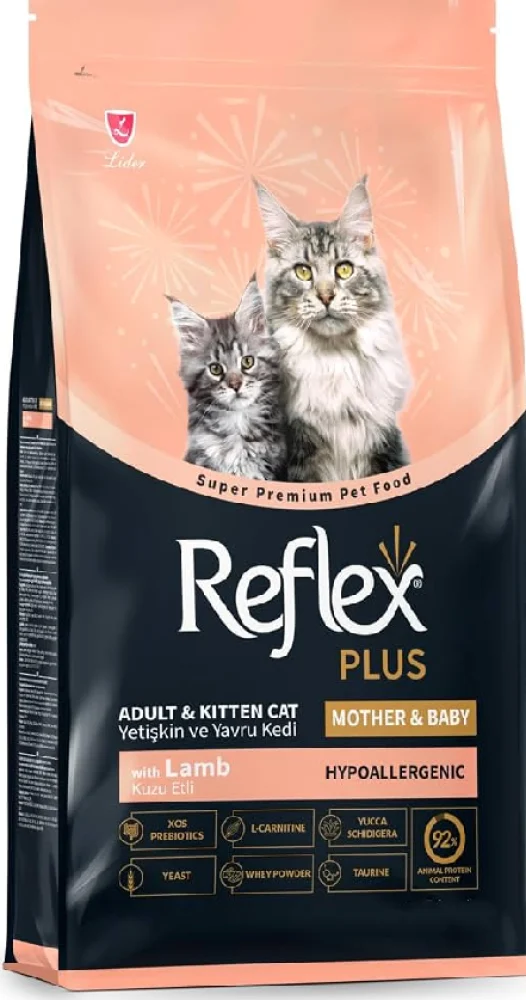 Reflex Plus Mother & Baby Lamb Cat Food 8Kg