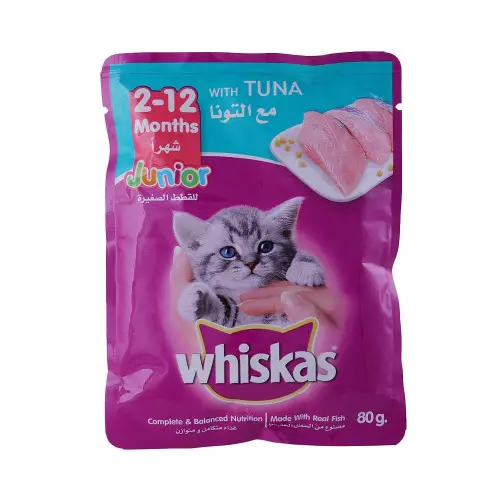 Whiskas Junior Tuna Jelly Pouch 80g