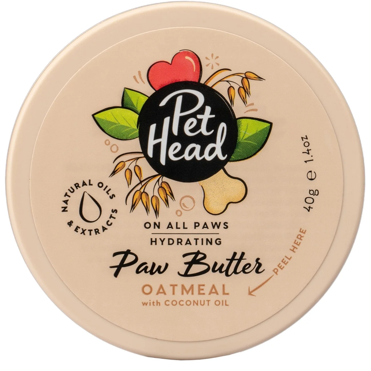 Pet Head On All Paws Oatmeal Paw Butter 40 g