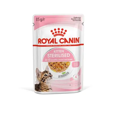 Royal Canin Kitten Sterilised Jelly Wet Cat Pouches 85g