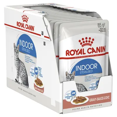 Royal Canin Indoor Gravy Wet Cat Pouches 85g