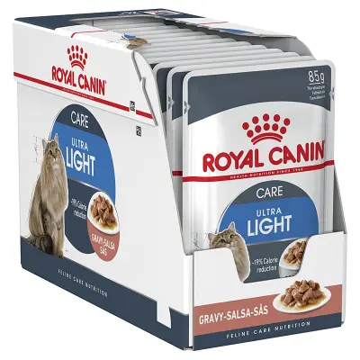 Royal Canin Light Weight Care Gravy Wet Cat Pouches 85g