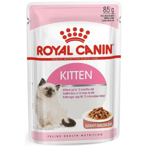 Royal Canin Kitten Gravy Wet Cat Pouches 85g