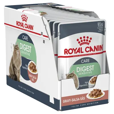 Royal Canin Digest Sensitive Gravy Wet Cat Pouches 85g