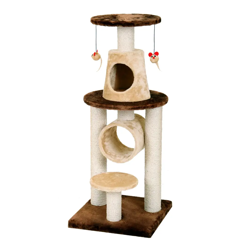 BONALTI Cat Play Tower Brown/Beige